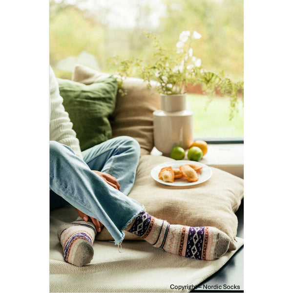 Nordic Socks Unisex IDA Wool Cream-elevate your sole