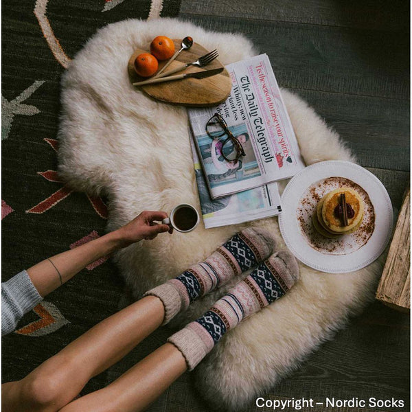 Nordic Socks Unisex IDA Wool Cream-elevate your sole