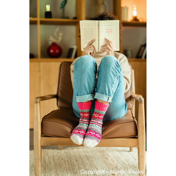 Nordic Socks Unisex IDA Wool Red-elevate your sole