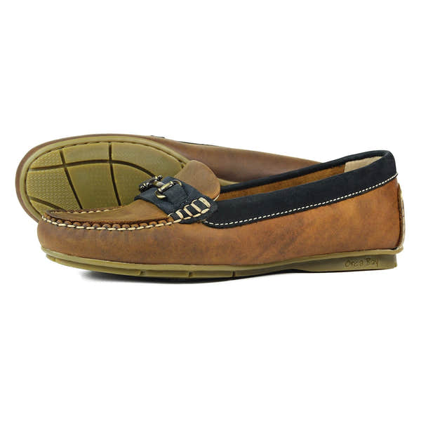 Orca Bay Verona Ladies Sand/Navy Deck Shoes-elevate your sole