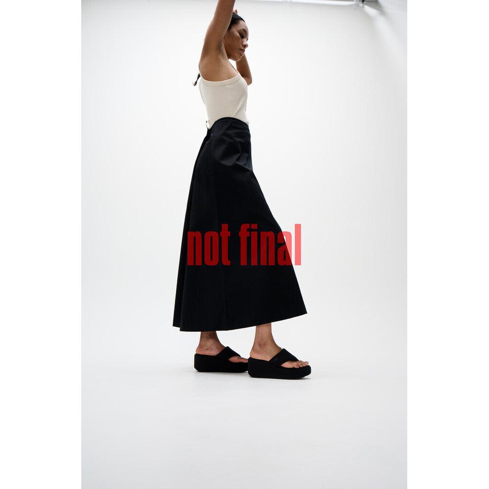 FitFlop JF8-090 Platfforms Ladies Narrow Black Slip On Sandals