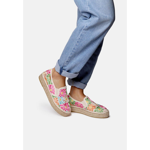 Toni Pons Pola  Ladies Spanish Mosaic Textile Pull On Slip Ons