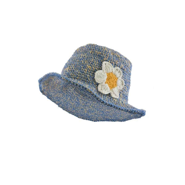 Pachamama Daisy Hemp/Cotton Hat Denim-elevate your sole