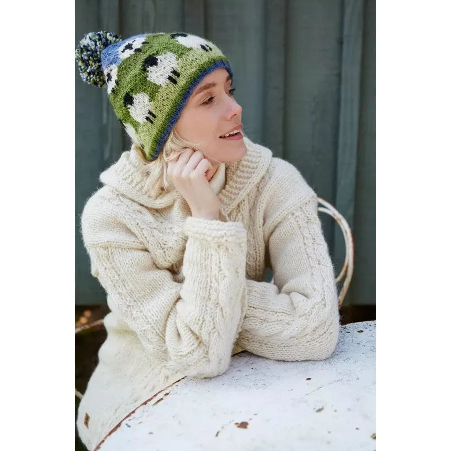 Pachamama Flock Of Sheep Bobble Beanie-elevate your sole
