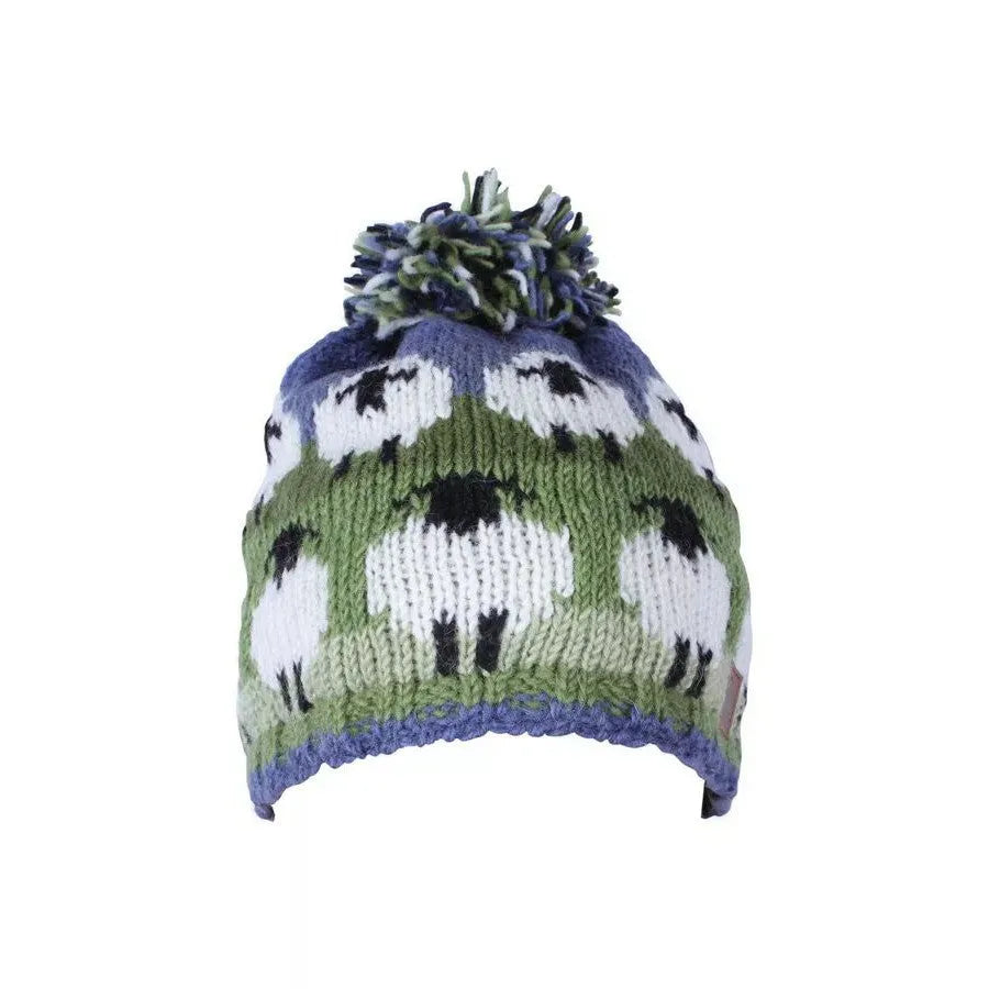 Pachamama Flock Of Sheep Bobble Beanie-elevate your sole