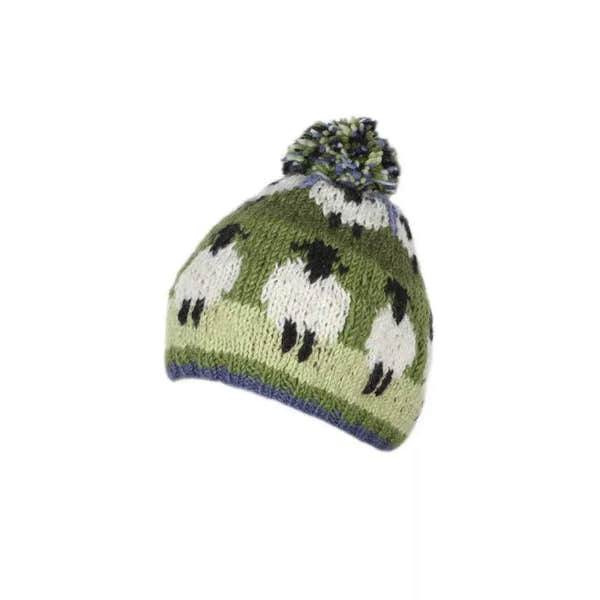 Pachamama Flock Of Sheep Bobble Beanie-elevate your sole
