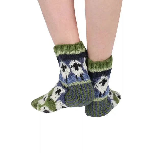 Pachamama Flock Of Sheep Sofa Socks-elevate your sole