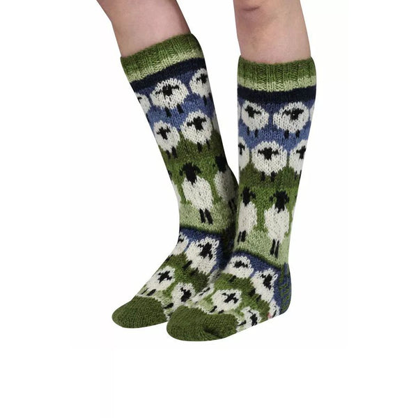 Pachamama Flock of Sheep Long Socks-elevate your sole