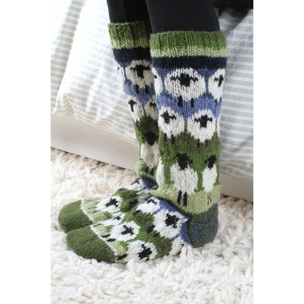 Pachamama Flock of Sheep Long Socks-elevate your sole