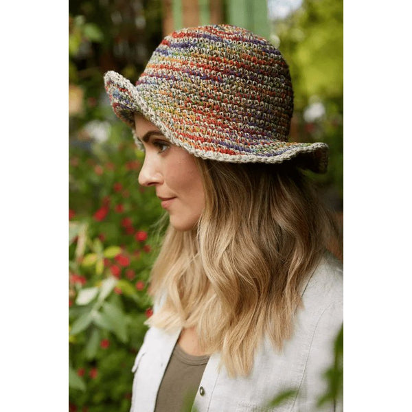 Pachamama Hoxton Stripe Hemp/Cotton Hat-elevate your sole