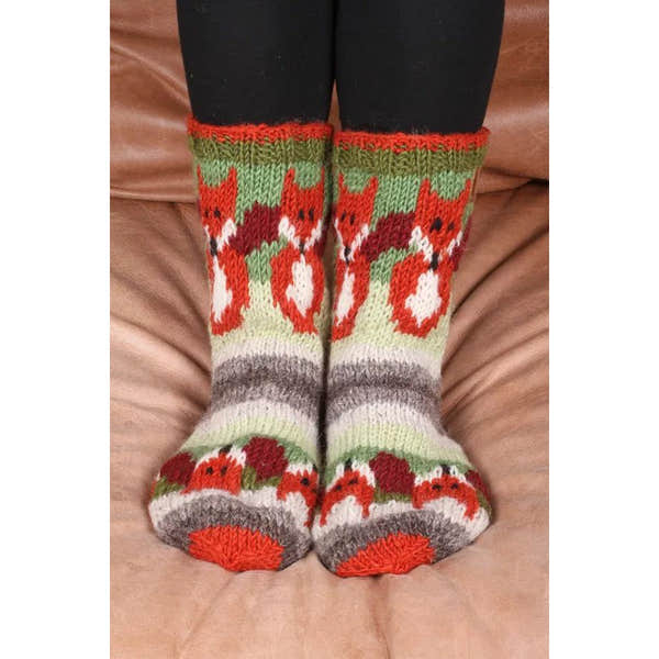 Pachamama Skulk Of Foxes Sofa Socks-elevate your sole