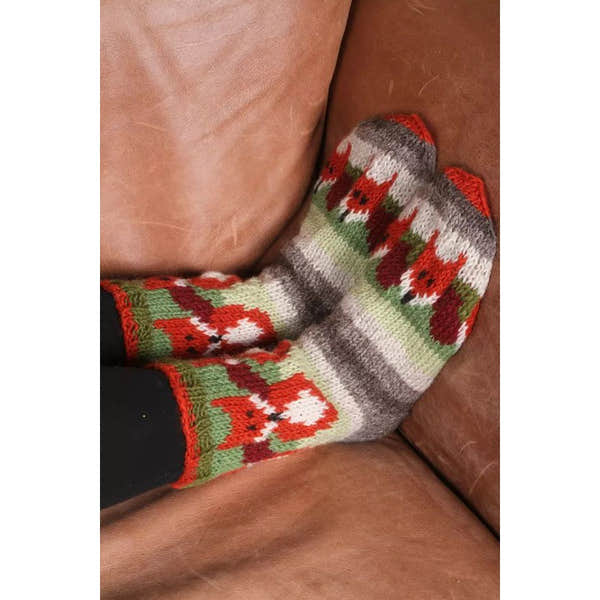 Pachamama Skulk Of Foxes Sofa Socks-elevate your sole