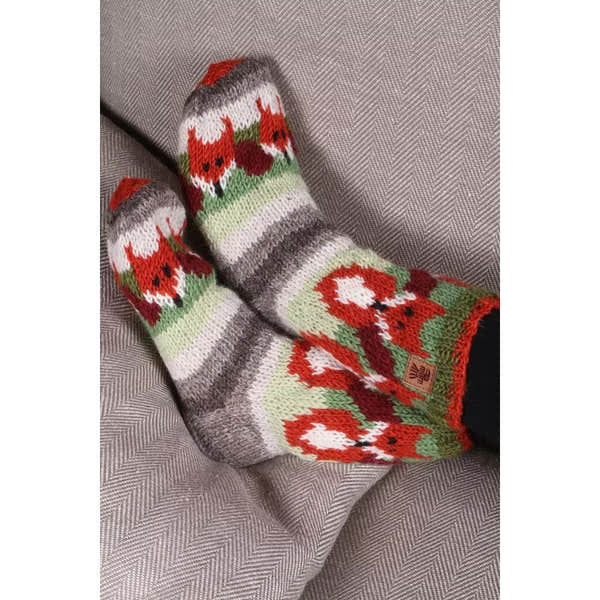 Pachamama Skulk Of Foxes Sofa Socks-elevate your sole
