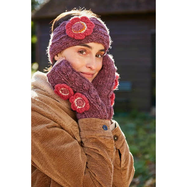 Pachamama Sorrento Headband Plum-elevate your sole