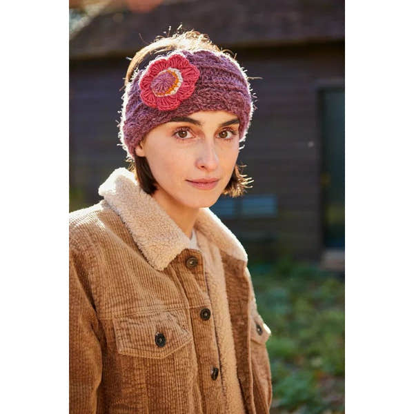 Pachamama Sorrento Headband Plum-elevate your sole