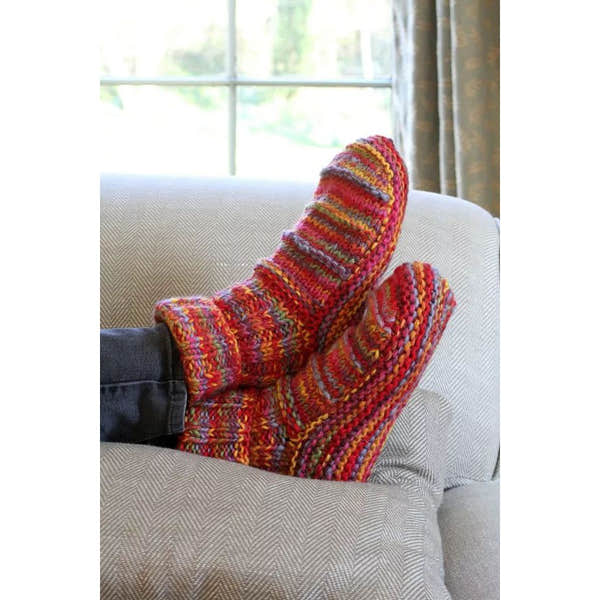 Pachamama Zanzibar Lined Sofa Socks-elevate your sole