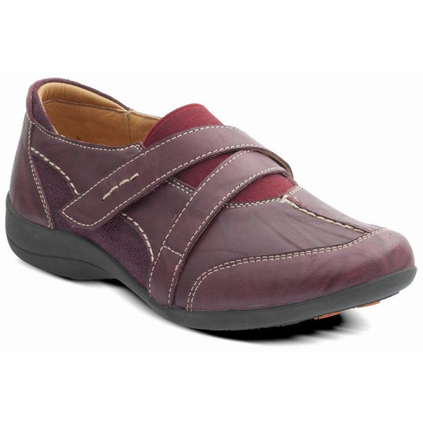 Padders Maple Plum Leather Shoes E Fitting - elevate your sole
