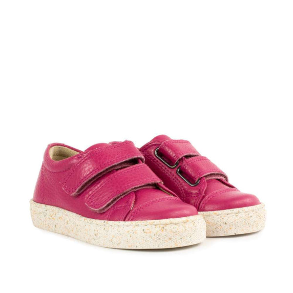 Petasil Pose 6 6061 Girls Fuchsia Pink Leather Touch Fastening Shoes-elevate your sole
