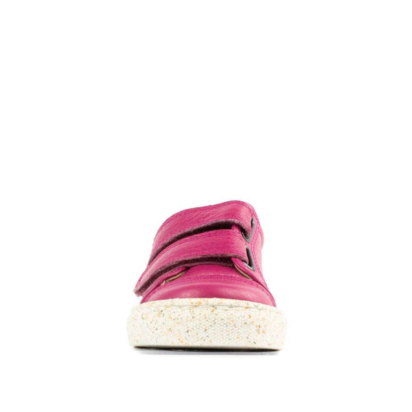 Petasil Pose 6 6061 Girls Fuchsia Pink Leather Touch Fastening Shoes-elevate your sole