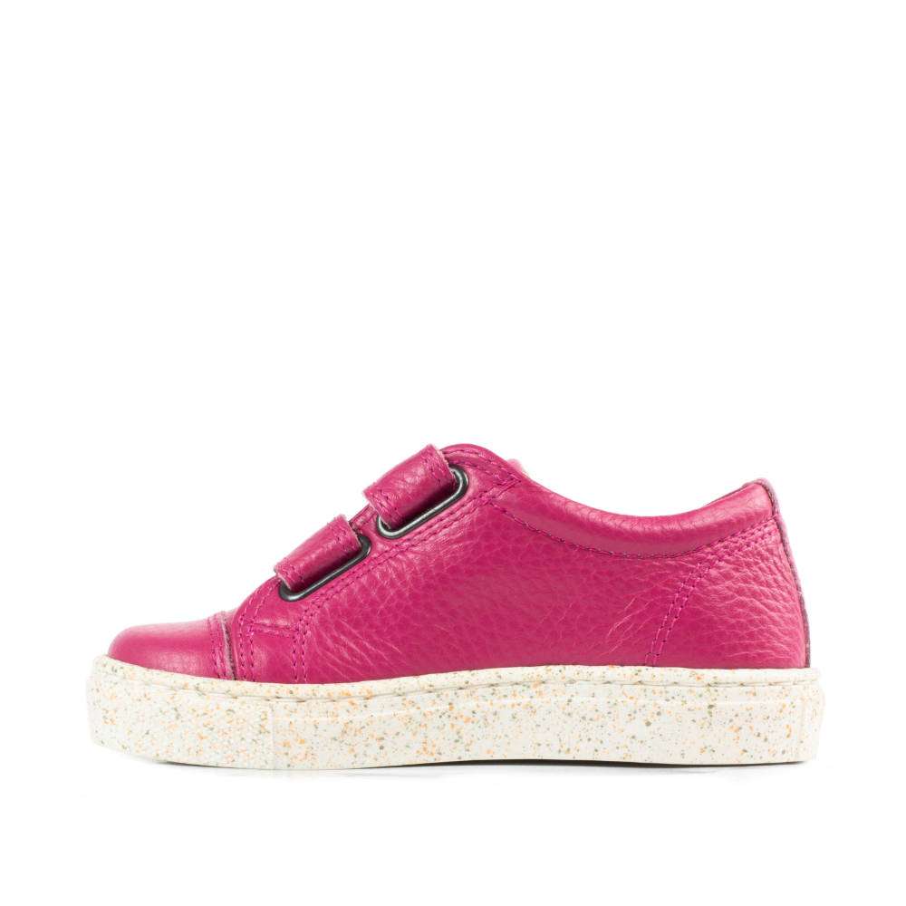 Petasil Pose 6 6061 Girls Fuchsia Pink Leather Touch Fastening Shoes-elevate your sole
