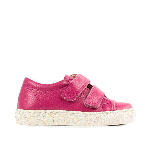 Petasil Pose 6 6061 Girls Fuchsia Pink Leather Touch Fastening Shoes-elevate your sole