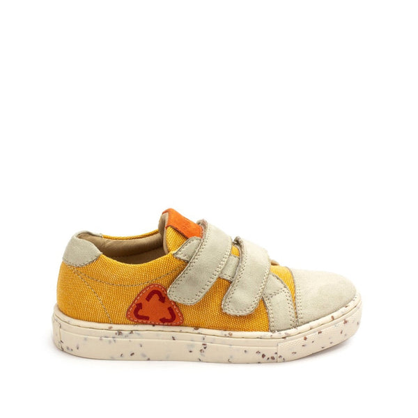 Petasil Vick 6071 Boys Mango Textile Vegan Touch Fastening Trainers-elevate your sole