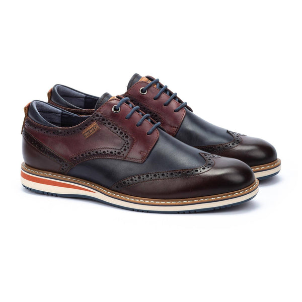 Pikolinos Avila M1T-4191C1 Mens Olmo Brown Leather Lace Up Shoes-elevate your sole