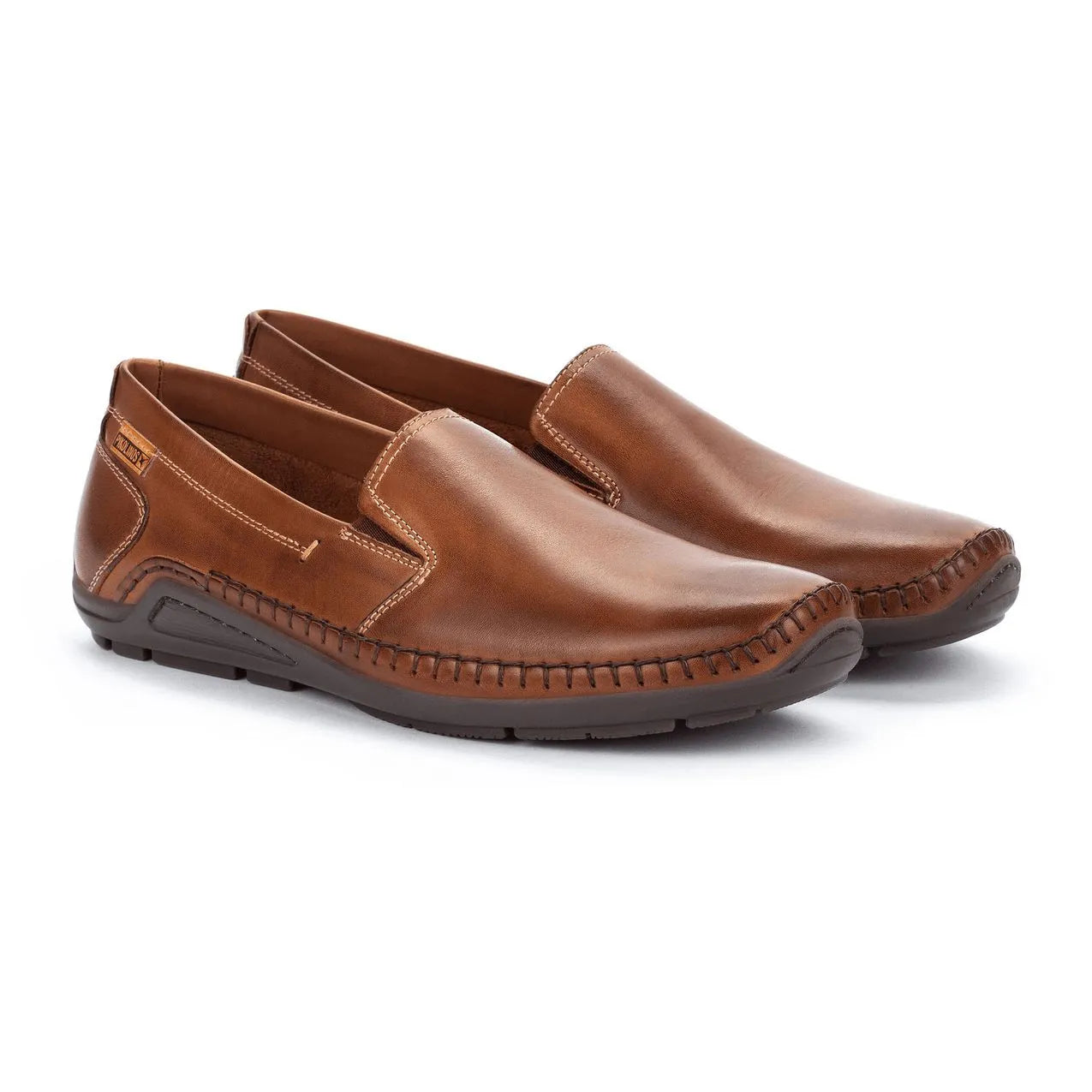 Pikolinos Azores 06H-5303 Mens Cuero Brown Leather Slip On Shoes-elevate your sole