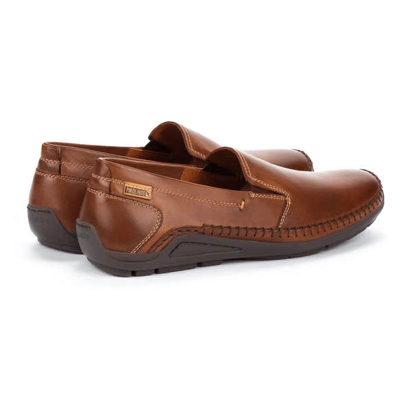 Pikolinos Azores 06H-5303 Mens Cuero Brown Leather Slip On Shoes-elevate your sole