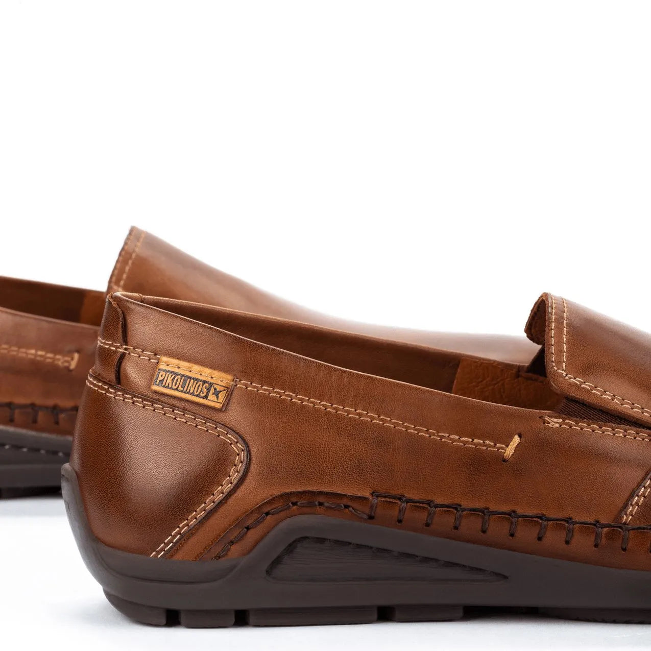 Pikolinos Azores 06H-5303 Mens Cuero Brown Leather Slip On Shoes-elevate your sole
