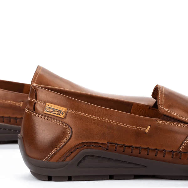 Pikolinos Azores 06H-5303 Mens Cuero Brown Leather Slip On Shoes-elevate your sole