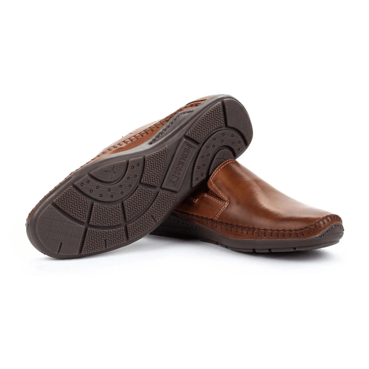 Pikolinos Azores 06H-5303 Mens Cuero Brown Leather Slip On Shoes-elevate your sole