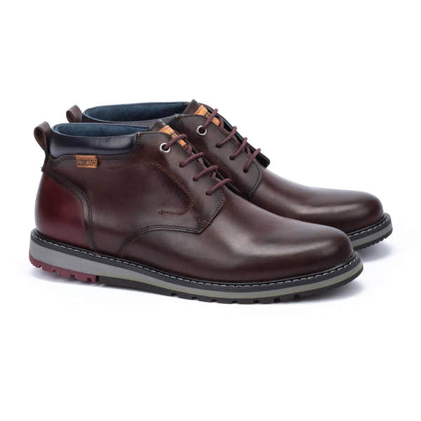 Pikolinos Berna M8J-8181 Mens Olmo Brown Leather Lace Up Shoes-elevate your sole