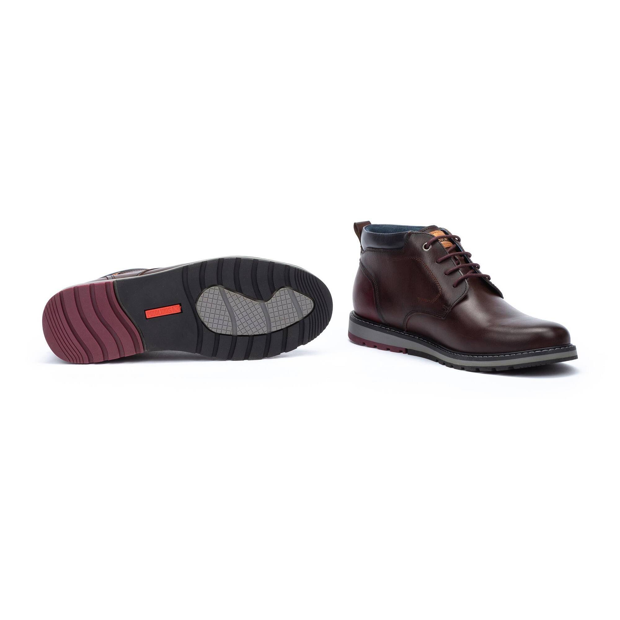 Pikolinos Berna M8J-8181 Mens Olmo Brown Leather Lace Up Shoes-elevate your sole