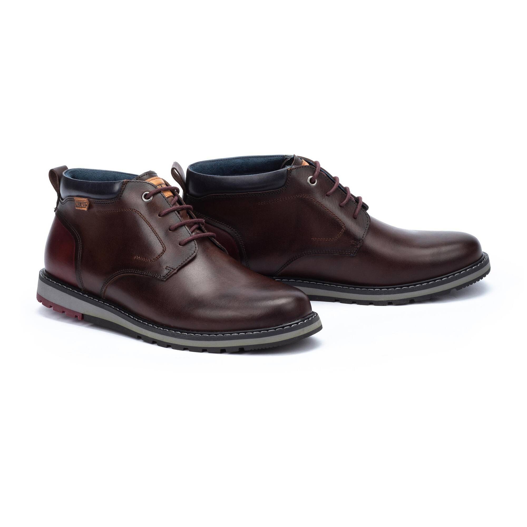 Pikolinos Berna M8J-8181 Mens Olmo Brown Leather Lace Up Shoes-elevate your sole
