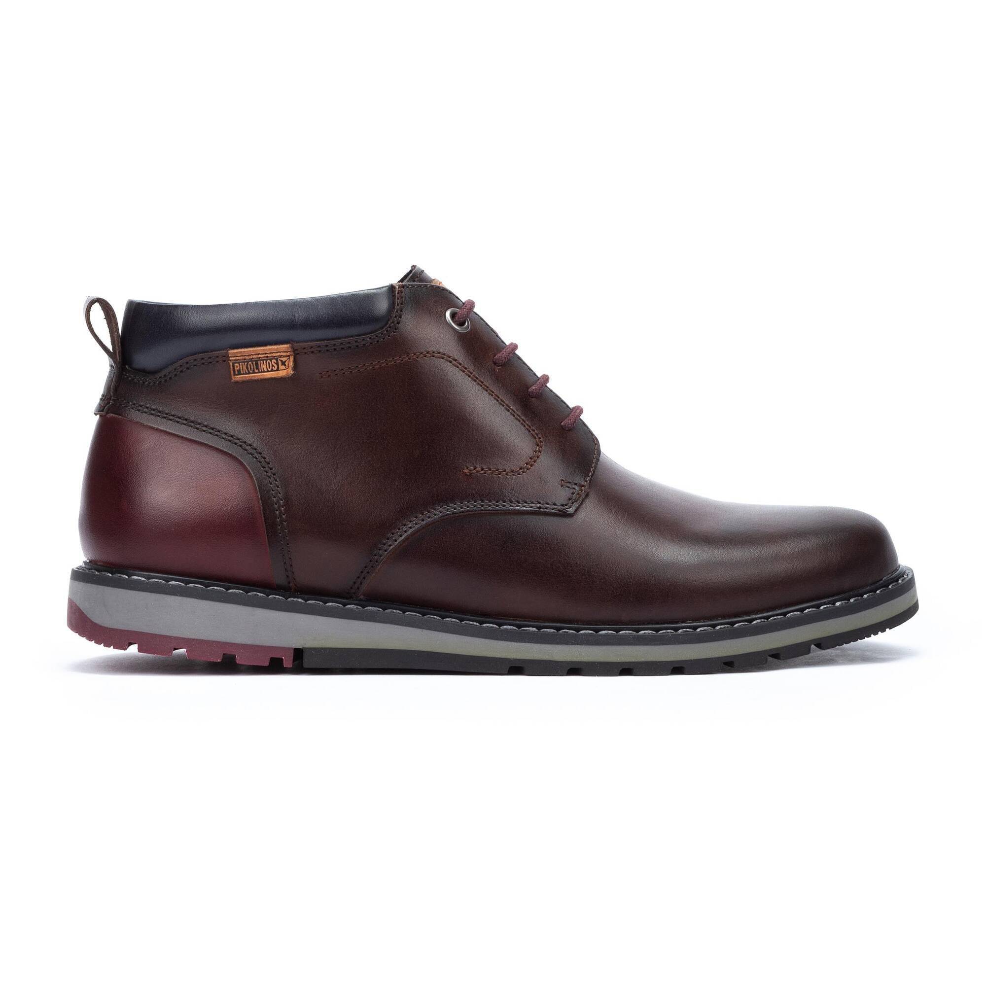 Pikolinos Berna M8J-8181 Mens Olmo Brown Leather Lace Up Shoes-elevate your sole