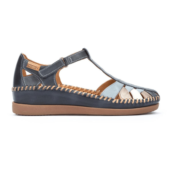 Pikolinos Cadaques W8K-0705C1 Ladies Ocean Leather Touch Fastening Sandals-elevate your sole