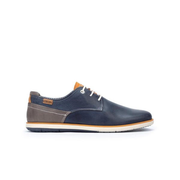 Pikolinos Jucar M4E-4104C1 Mens Blue Leather Lace Up Shoes-elevate your sole