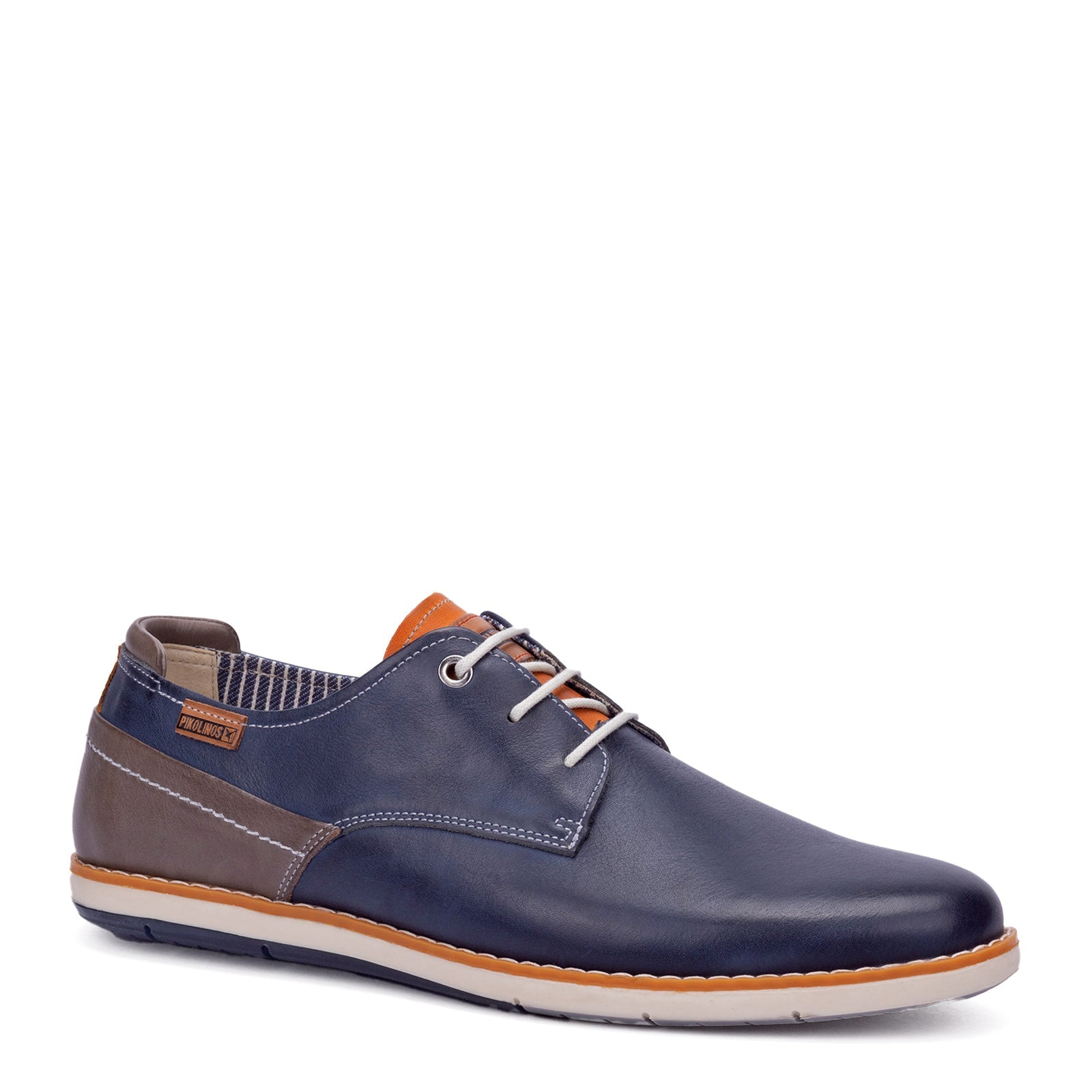 Pikolinos Jucar M4E-4104C1 Mens Blue Leather Lace Up Shoes-elevate your sole