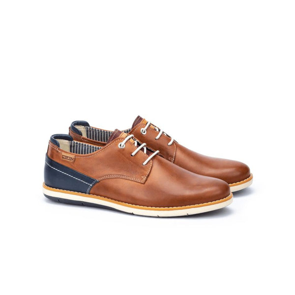 Pikolinos Jucar M4E-4104C1 Mens Brandy Leather Lace Up Shoes-elevate your sole