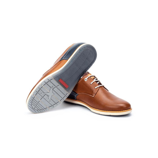Pikolinos Jucar M4E-4104C1 Mens Brandy Leather Lace Up Shoes-elevate your sole