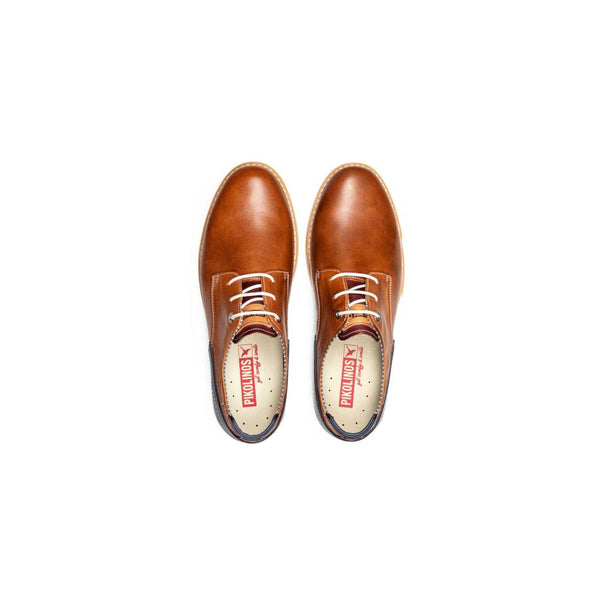 Pikolinos Jucar M4E-4104C1 Mens Brandy Leather Lace Up Shoes-elevate your sole
