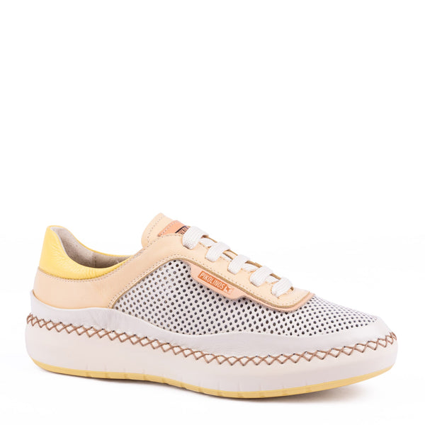 Pikolinos Mesina W6B-6944C1 Ladies Nata Leather Lace Up Trainers-elevate your sole
