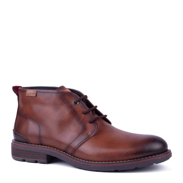 Pikolinos York M2M-8027 Mens Brown Leather Lace Up Shoe Boots-elevate your sole
