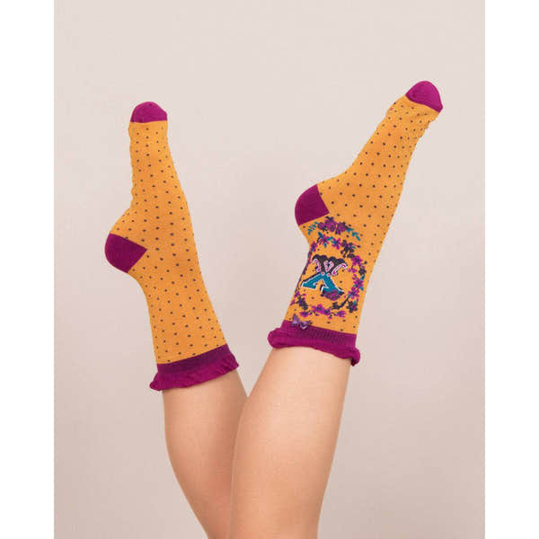 Powder A-Z Socks-elevate your sole