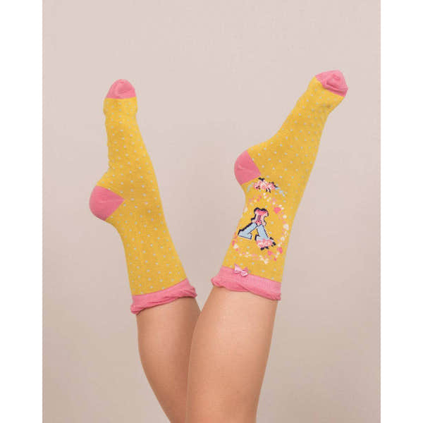 Powder A-Z Socks-elevate your sole