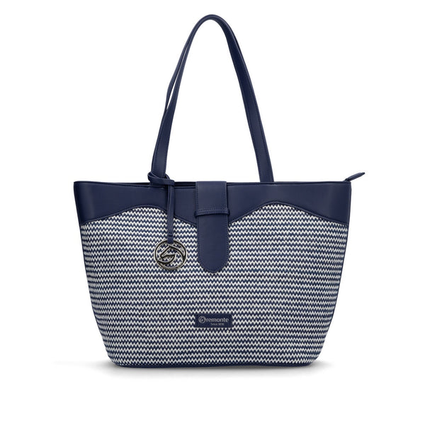 Remonte Q0759-14 Blue & White Tote Bag