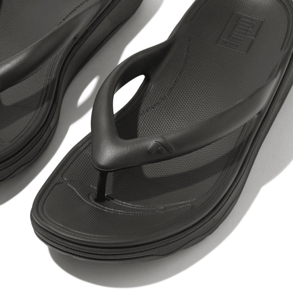 FitFlop HF4-001 Relieff Recovery Ladies Wide Black Slip On Sandals