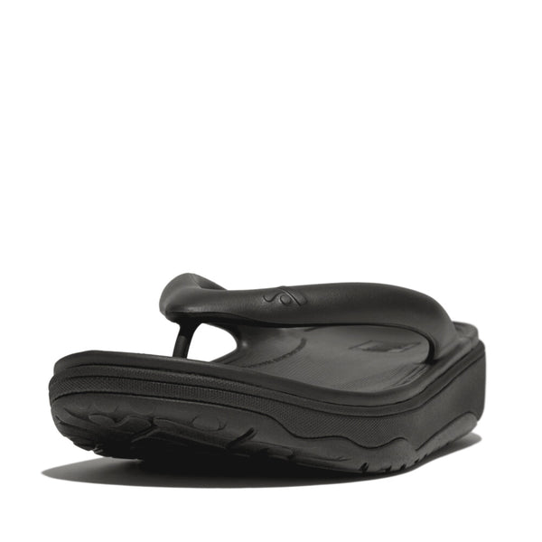 FitFlop HF4-001 Relieff Recovery Ladies Wide Black Slip On Sandals