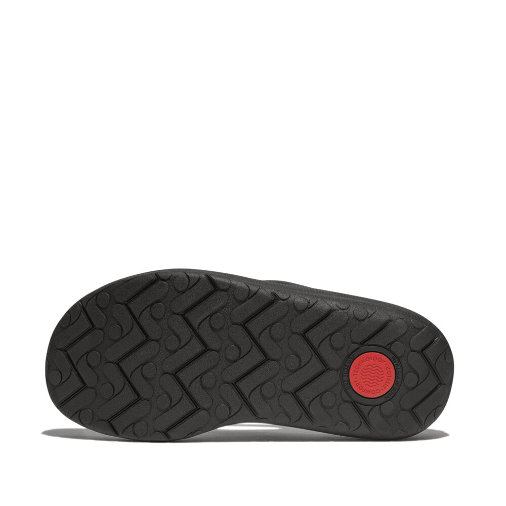 FitFlop HF4-001 Relieff Recovery Ladies Wide Black Slip On Sandals
